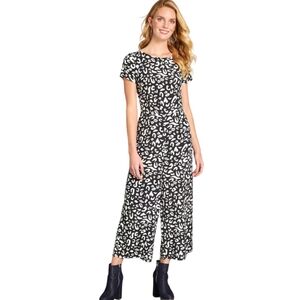 Modcloth Bold Notion Leopard Jumpsuit Size 4